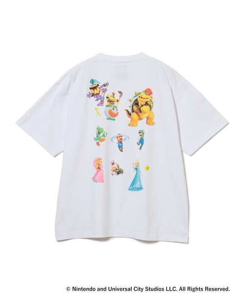BEAMS（ビームス）の「ザ・スーパーマリオギャラクシー・ムービー / CHARACTER TEE（Tシャツ/カットソー・メンズ・ホワイト/グレー・M/S/L）」の5枚目の写真