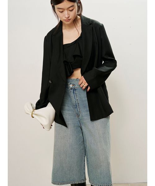 MIESROHE(ミースロエ)の「【洗える】ラッフルビスチェトップス(その他トップス・レディース・ベージュ/ブラック/カーキ・F)」の1枚目の写真
