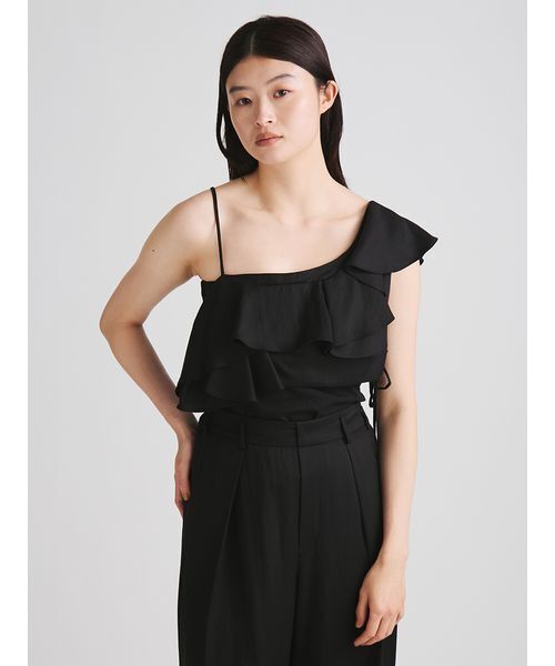 MIESROHE(ミースロエ)の「【洗える】ラッフルビスチェトップス(その他トップス・レディース・ベージュ/ブラック/カーキ・F)」の11枚目の写真
