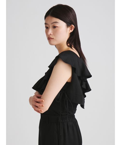 MIESROHE(ミースロエ)の「【洗える】ラッフルビスチェトップス(その他トップス・レディース・ベージュ/ブラック/カーキ・F)」の20枚目の写真