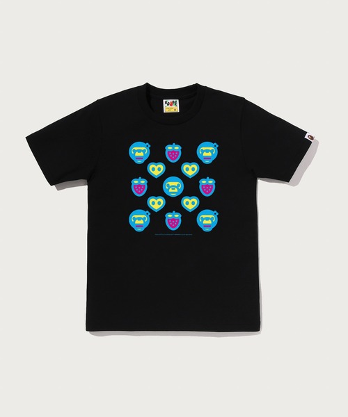 A BATHING APE(アベイシングエイプ)の「MILOGRAM SWEETS TEE(Tシャツ/カットソー・レディース・ブラック/ホワイト・X-SMALL/MEDIUM/SMALL)」の1枚目の写真