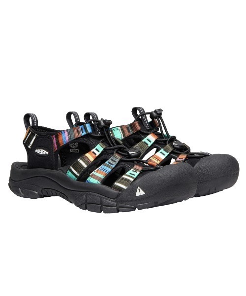 KEEN（キーン）の「キーン KEEN NEWPORT H2（サンダル・レディース・ブラック×レッド・23.0cm/23.5cm/24.0cm/24.5cm/25.0cm）」の2枚目の写真