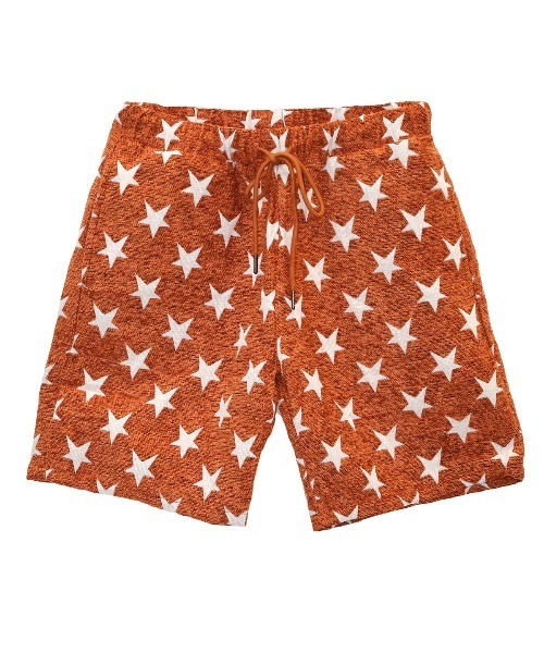 LUXSTYLE(ラグスタイル)の「ゴブラン織り星柄ショートパンツ(その他パンツ・メンズ・ブラック/オレンジ/グリーン・L/M)」の22枚目の写真