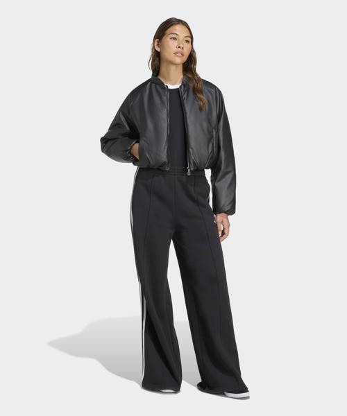 adidas(アディダス)の「プレザー ボンバー 合成ダウンジャケット / アディダスオリジナルス adidas Originals(ダウンジャケット/コート・レディース・ブラック・XX-LARGE/3XL/LARGE/MEDIUM/SMALL/X-LARGE/X-SMALL)」の3枚目の写真