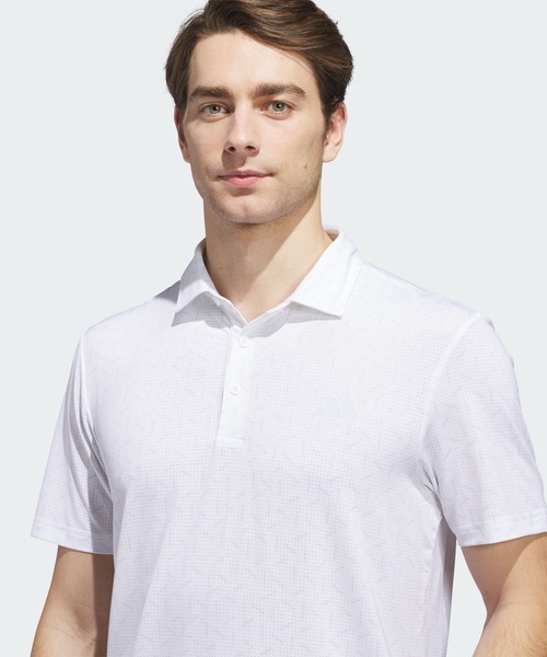 adidas（アディダス）の「アルティメット365 メッシュ プリント クライマクール ポロシャツ【adidas Golf/アディダスゴルフ】（ポロシャツ・メンズ・ブルー系その他2・XX-LARGE/3XL/LARGE/MEDIUM/SMALL/X-LARGE）」の4枚目の写真