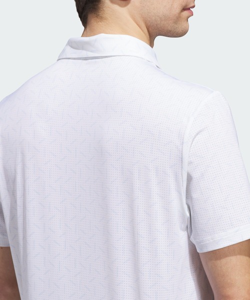 adidas（アディダス）の「アルティメット365 メッシュ プリント クライマクール ポロシャツ【adidas Golf/アディダスゴルフ】（ポロシャツ・メンズ・ブルー系その他2・XX-LARGE/3XL/LARGE/MEDIUM/SMALL/X-LARGE）」の5枚目の写真