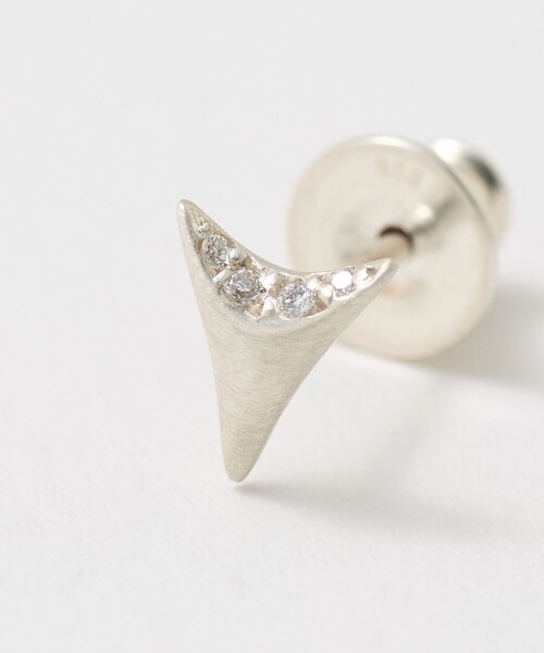 Steven Alan(スティーブンアラン)の「<Branch>MINI TOOTH MOTIF STUD EARRING/シングルピアス(ピアス(片耳用)・レディース・シルバー・FREE)」の5枚目の写真