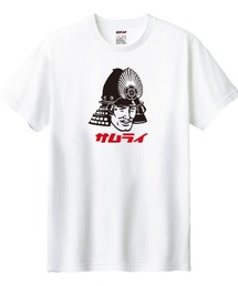 NIPOP(ニポップ) 半袖Tシャツ 侍 和 ロゴ イラスト プリント インバウンド お土産 トップス カットソー レディース