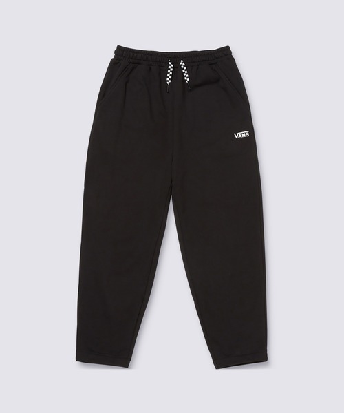 VANS(バンズ)の「ウィメンズ チェックドローコードジョガー / CHECK DRAWCORD JOGGER Black VN000FCZBLK1(スウェットパンツ・レディース・ブラック・MEDIUM/X-SMALL/SMALL)」の1枚目の写真