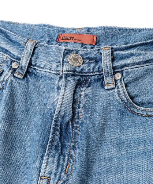 NEEDBY heritage(ニードバイヘリテージ)の「<NEEDBY heritage/ニードバイ ヘリテージ>"MILEY"デニムパンツ(デニムパンツ・レディース・ブルー系その他4・25/24/23/22)」の4枚目の写真