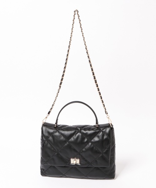 Elura（エルーラ）の「【cache cache(カシュカシュ)】キルティングワンハンドルバッグ/869767（ハンドバッグ・レディース・ブラウン系その他2/ブラック・FREE）」の13枚目の写真