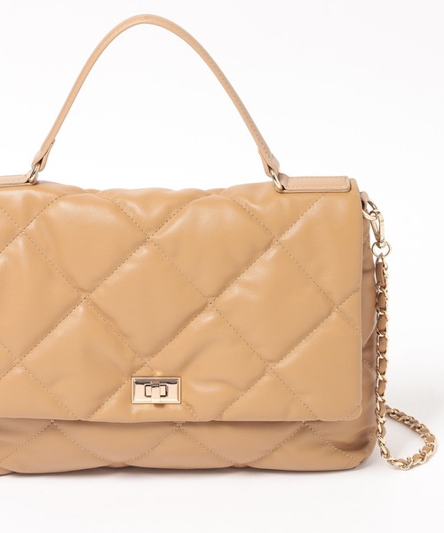 Elura（エルーラ）の「【cache cache(カシュカシュ)】キルティングワンハンドルバッグ/869767（ハンドバッグ・レディース・ブラウン系その他2/ブラック・FREE）」の15枚目の写真