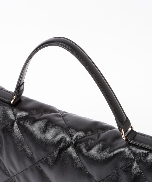 Elura（エルーラ）の「【cache cache(カシュカシュ)】キルティングワンハンドルバッグ/869767（ハンドバッグ・レディース・ブラウン系その他2/ブラック・FREE）」の16枚目の写真