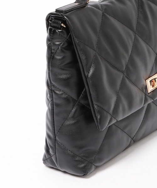 Elura（エルーラ）の「【cache cache(カシュカシュ)】キルティングワンハンドルバッグ/869767（ハンドバッグ・レディース・ブラウン系その他2/ブラック・FREE）」の19枚目の写真