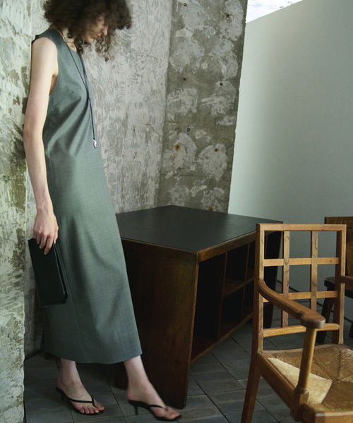 plage（プラージュ）の「R’IAM WOOSTED ワンピース（ワンピース・レディース・チャコールグレー/ブラック・38/36）」の2枚目の写真
