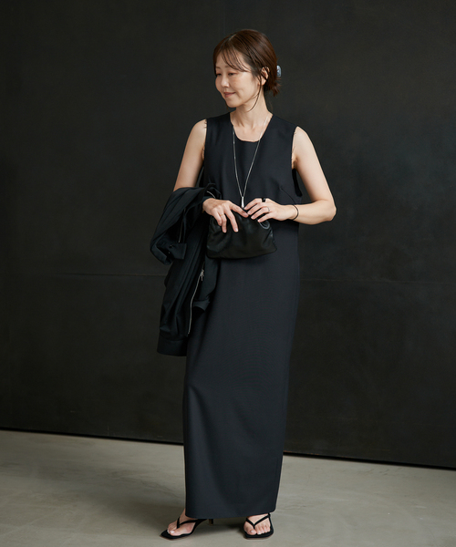 plage（プラージュ）の「R’IAM WOOSTED ワンピース（ワンピース・レディース・チャコールグレー/ブラック・38/36）」の3枚目の写真