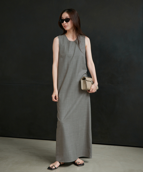 plage（プラージュ）の「R’IAM WOOSTED ワンピース（ワンピース・レディース・チャコールグレー/ブラック・38/36）」の4枚目の写真