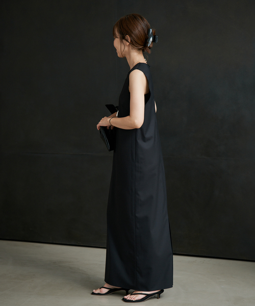 plage（プラージュ）の「R’IAM WOOSTED ワンピース（ワンピース・レディース・チャコールグレー/ブラック・38/36）」の6枚目の写真