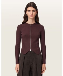 CRUZ DUAL ZIP RIBBED CARDIGAN | CRUZ DUAL ジップ リブ カーディガン