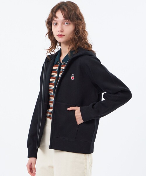 MACKINTOSH PHILOSOPHY(マッキントッシュ フィロソフィー)の「バッキンガムベア ダンボールパーカー(パーカー・レディース・ベージュ系その他/ダークネイビー/ホワイト系その他/ブラック/ブラウン/ブラウン系その他4・38)」の2枚目の写真
