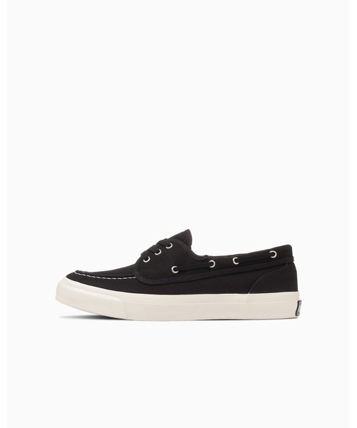 CONVERSE(コンバース)の「【直営店限定】MARINESTAR AGED / マリンスター エイジド(モカシン/デッキシューズ・メンズ・ブラック・4/8/9/8.5/9.5/10.5/6.5/5/7/7.5/5.5/4.5/3.5)」の2枚目の写真