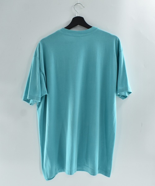 HANES(ヘインズ)の「【USED】80’s Hanes ポケット付き トロンプルイユ Tシャツ USA製(Tシャツ/カットソー・メンズ・ブルー・X-LARGE)」の4枚目の写真