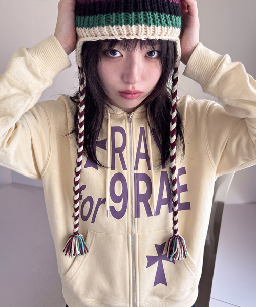 GRAVER（グレーバー）の「[UNISEX]PRAY FOR ジップアップパーカー_4カラー（パーカー・レディース・ブラック/グレー/イエロー/ホワイト・LARGE/MEDIUM）」の11枚目の写真