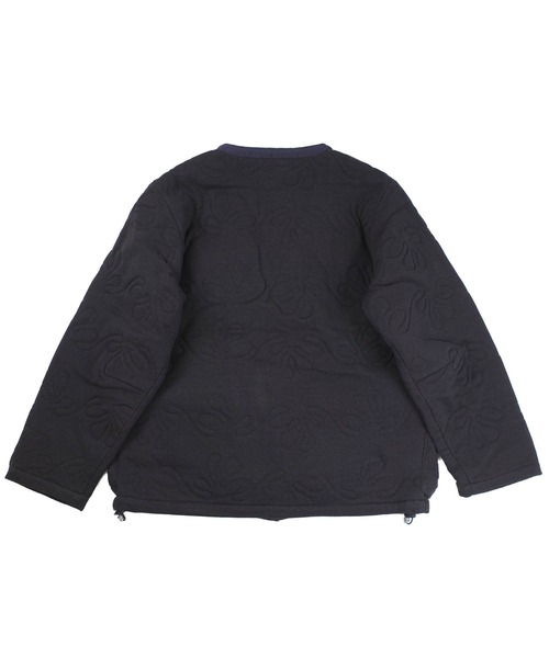 INNOCENT(イノセント)の「【Wasted Collective/ウェイステッド コレクティブ】Recycled Cotton Fleece Jacket WC-QULTDJCKT(ノーカラージャケット・メンズ・ネイビー/オリーブ/ナチュラル・MEDIUM/X-LARGE/XX-LARGE/LARGE/SMALL)」の8枚目の写真