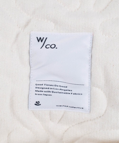 INNOCENT(イノセント)の「【Wasted Collective/ウェイステッド コレクティブ】Recycled Cotton Fleece Jacket WC-QULTDJCKT(ノーカラージャケット・メンズ・ネイビー/オリーブ/ナチュラル・MEDIUM/X-LARGE/XX-LARGE/LARGE/SMALL)」の12枚目の写真