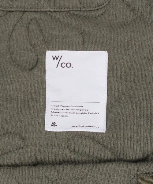INNOCENT(イノセント)の「【Wasted Collective/ウェイステッド コレクティブ】Recycled Cotton Fleece Jacket WC-QULTDJCKT(ノーカラージャケット・メンズ・ネイビー/オリーブ/ナチュラル・MEDIUM/X-LARGE/XX-LARGE/LARGE/SMALL)」の20枚目の写真