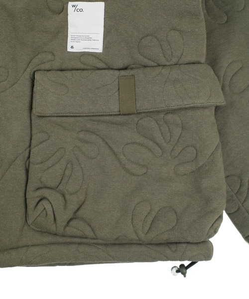 INNOCENT(イノセント)の「【Wasted Collective/ウェイステッド コレクティブ】Recycled Cotton Fleece Jacket WC-QULTDJCKT(ノーカラージャケット・メンズ・ネイビー/オリーブ/ナチュラル・MEDIUM/X-LARGE/XX-LARGE/LARGE/SMALL)」の22枚目の写真