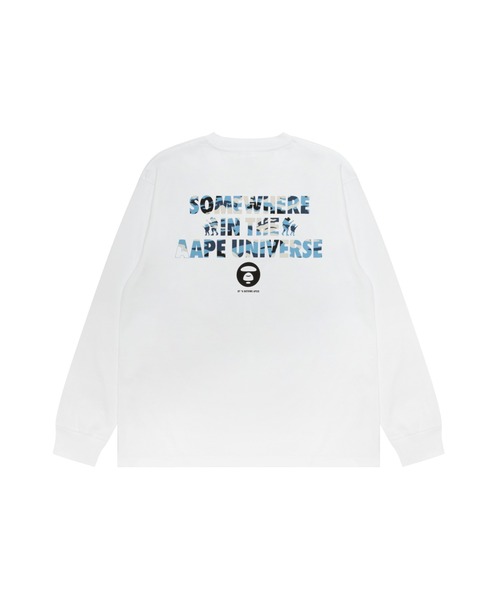 AAPE BY A BATHING APE(エーエイプバイアベイシングエイプ)の「AAPE BASIC LONG SLLEVE TEE(WOODLAND CAMO)#2(Tシャツ/カットソー・メンズ・ブラック系その他5/ブラック系その他/ホワイト系その他/ホワイト系その他7・MEDIUM/LARGE/SMALL/X-LARGE)」の2枚目の写真