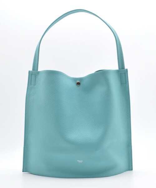 blancle(ブランクレ)の「【blancle/ブランクレ】レザーワンハンドルバッグ/S.LEATHER FLAT GUSSET ONE HANDLE BAG/bc1334/バッグ/ワンハンドル/レザー(ハンドバッグ・レディース・ブラック/ブルー・フリー)」の3枚目の写真