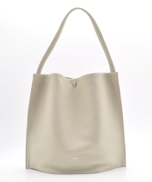 blancle(ブランクレ)の「【blancle/ブランクレ】レザーワンハンドルバッグ/S.LEATHER FLAT GUSSET ONE HANDLE BAG/bc1334/バッグ/ワンハンドル/レザー(ハンドバッグ・レディース・ブラック/ブルー・フリー)」の4枚目の写真