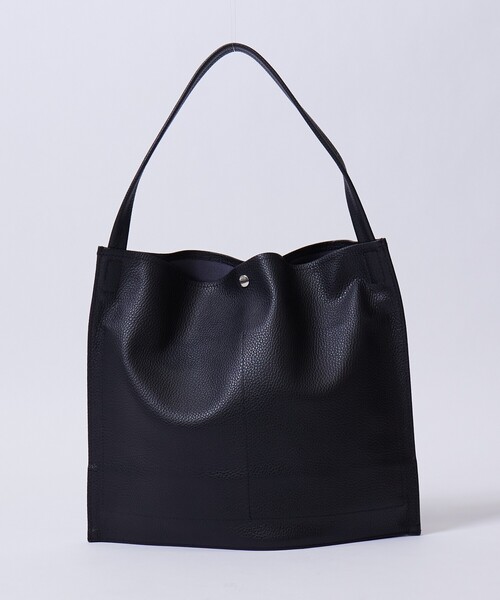 blancle(ブランクレ)の「【blancle/ブランクレ】レザーワンハンドルバッグ/S.LEATHER FLAT GUSSET ONE HANDLE BAG/bc1334/バッグ/ワンハンドル/レザー(ハンドバッグ・レディース・ブラック/ブルー・フリー)」の7枚目の写真
