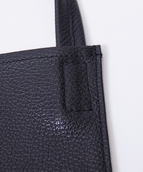 blancle(ブランクレ)の「【blancle/ブランクレ】レザーワンハンドルバッグ/S.LEATHER FLAT GUSSET ONE HANDLE BAG/bc1334/バッグ/ワンハンドル/レザー(ハンドバッグ・レディース・ブラック/ブルー・フリー)」の10枚目の写真