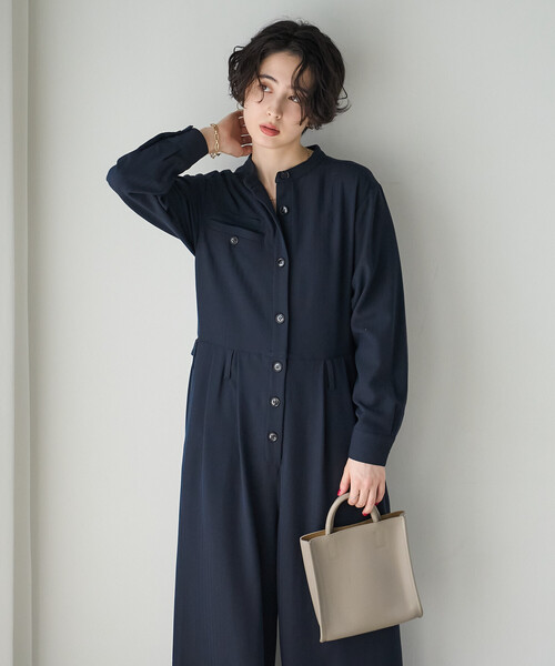 FREAK'S STORE(フリークスストア)の「ジャンプスーツ/オールインワン(つなぎ/オールインワン・レディース・チャコール/ネイビー・MEDIUM/SMALL)」の10枚目の写真