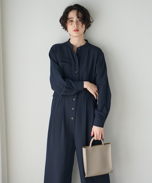 FREAK'S STORE(フリークスストア)の「ジャンプスーツ/オールインワン(つなぎ/オールインワン・レディース・チャコール/ネイビー・MEDIUM/SMALL)」の12枚目の写真