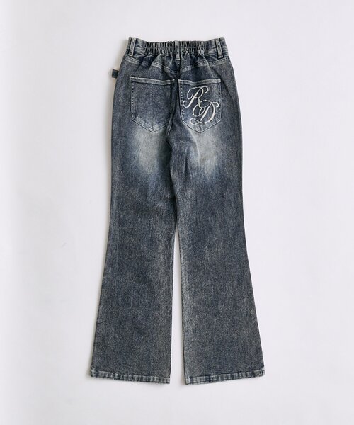 OLIVE des OLIVE(オリーブデオリーブ)の「リボンブローチストレッチデニム(デニムパンツ・レディース・サックスブルー/ネイビー・MEDIUM/SMALL)」の14枚目の写真