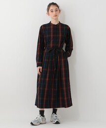ウエストリボン付きワンピース/Afternoon Tea Original Tartans