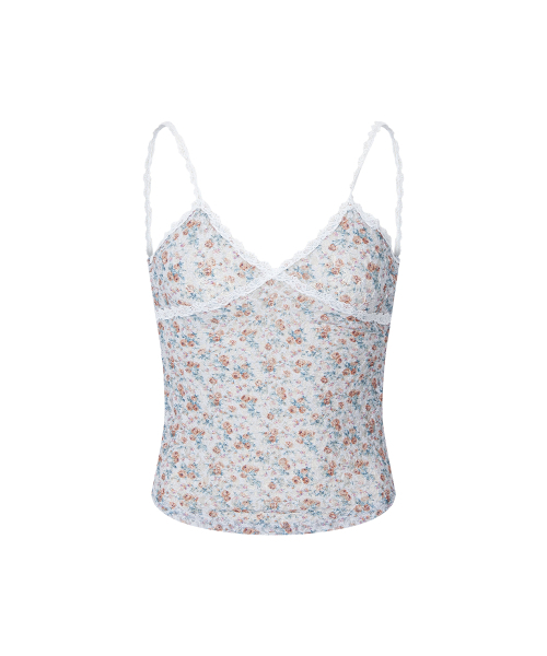 PLEASENOFOLLOW(プリーズノーフォロー)の「Maisie Lace Sleeveless Top (Fog)(Tシャツ/カットソー・レディース・その他・FREE)」の3枚目の写真