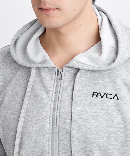 RVCA(ルーカ)の「RVCA FLEX ZIP HD(パーカー・メンズ・グレー/ブラック・L/M)」の5枚目の写真