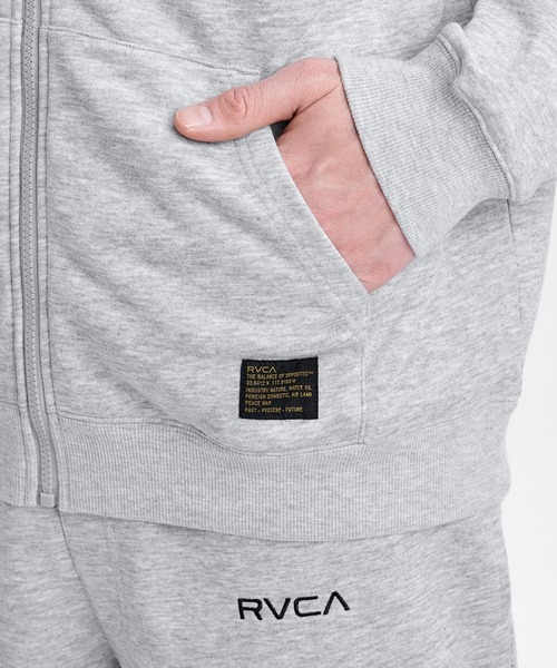 RVCA(ルーカ)の「RVCA FLEX ZIP HD(パーカー・メンズ・グレー/ブラック・L/M)」の6枚目の写真