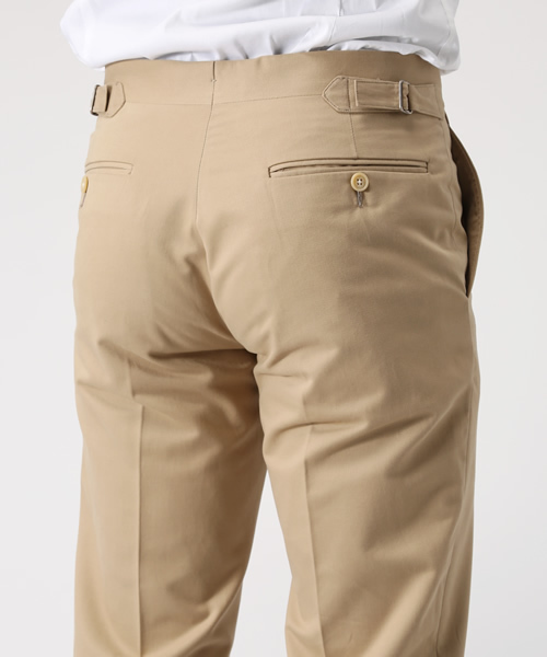【ラルフローレン】セットアップ コットンチノ ベージュ パンツスーツ POLO RALPH LAUREN（ポロ ラルフ ローレン）の「モーガン