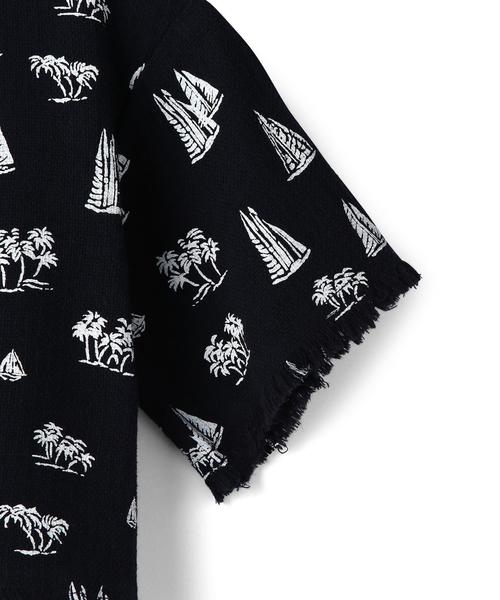 green label relaxing(グリーンレーベルリラクシング)の「プリペラ ヨットプリント プルオーバー◆(シャツ/ブラウス・キッズ・オフホワイト/ネイビー・95/105/115/125)」の5枚目の写真