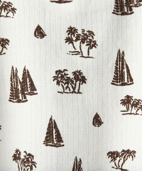 green label relaxing(グリーンレーベルリラクシング)の「プリペラ ヨットプリント プルオーバー◆(シャツ/ブラウス・キッズ・オフホワイト/ネイビー・95/105/115/125)」の9枚目の写真