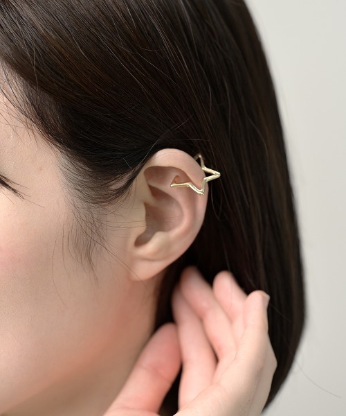 Fun & Daily（ファンアンドデイリー）の「F&D : スターイヤーカフ（イヤーカフ・レディース・ゴールド/シルバー/ブラック・FREE）」の9枚目の写真