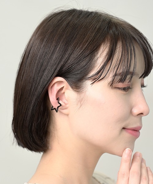 Fun & Daily（ファンアンドデイリー）の「F&D : スターイヤーカフ（イヤーカフ・レディース・ゴールド/シルバー/ブラック・FREE）」の15枚目の写真