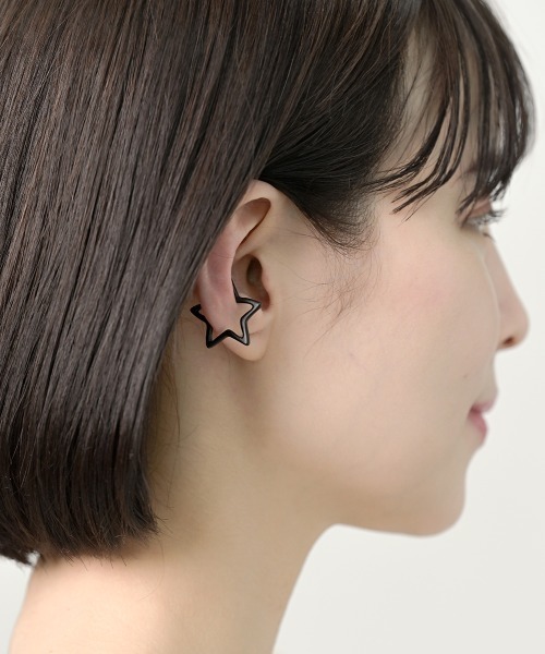 Fun & Daily（ファンアンドデイリー）の「F&D : スターイヤーカフ（イヤーカフ・レディース・ゴールド/シルバー/ブラック・FREE）」の19枚目の写真
