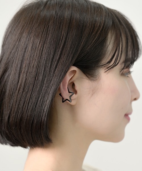 Fun & Daily（ファンアンドデイリー）の「F&D : スターイヤーカフ（イヤーカフ・レディース・ゴールド/シルバー/ブラック・FREE）」の20枚目の写真